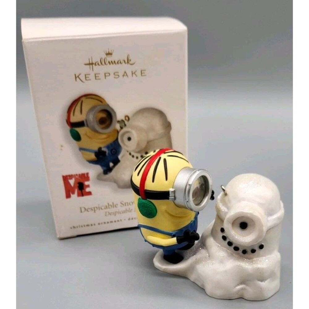 Hallmark Keepsake Despicable Snowminion Despicable Me Christmas Ornament 2010